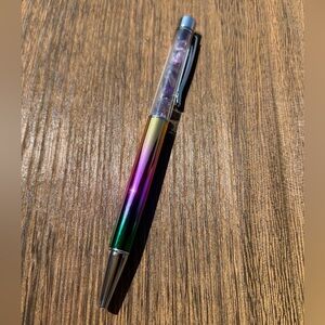 Rainbow Metallic Amethyst Pen